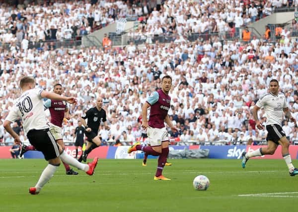 Fulham's Tom Cairney scores the winner at Wembley