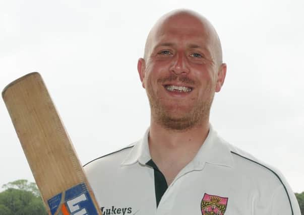 Chorley Cricket Club team captain Andy Holdsworth.