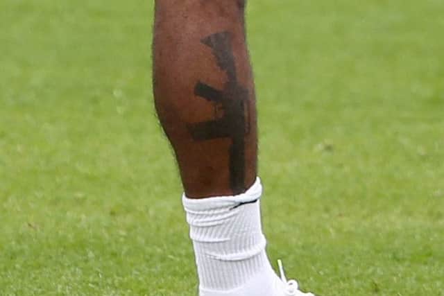 Raheem Sterling's controversial tattoo