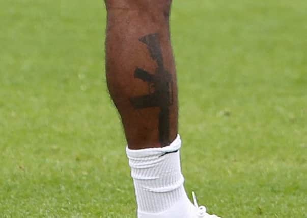 Raheem Sterling's controversial tattoo