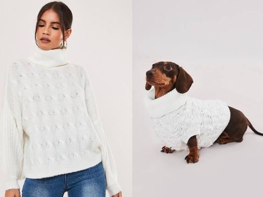 Would you wear a matching outfit with your dog? (Photo: Misguided)