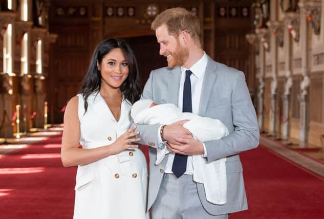 The Duke and Duchess of Sussex introduce their new baby boy to the world (Photo: Getty Images)