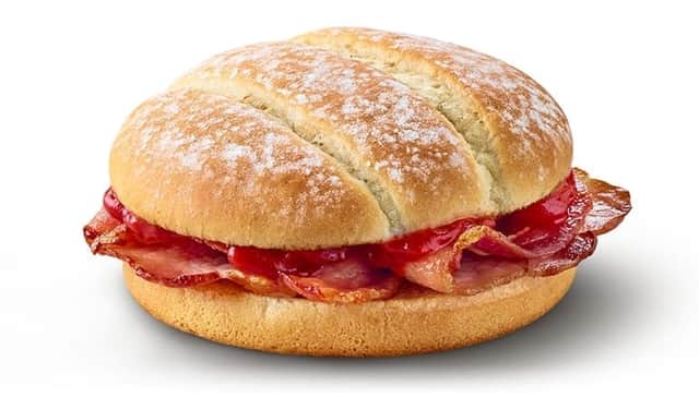 Will you be claiming your free bacon roll? (Photo: McDonald's)
