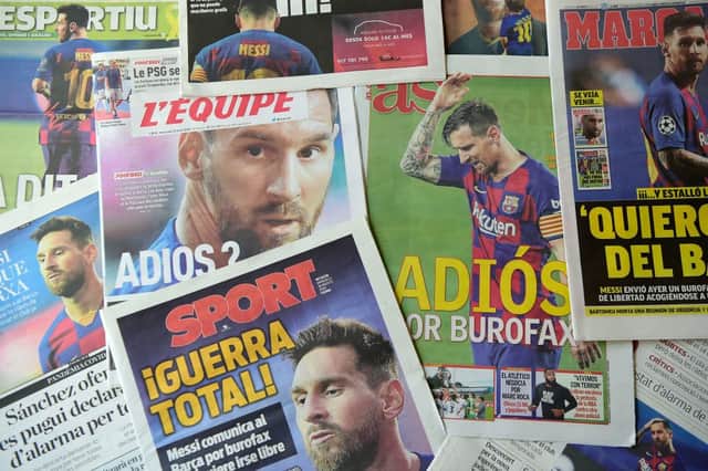 Lionel Messi is on the verge of leaving Barcelona (Getty Images)