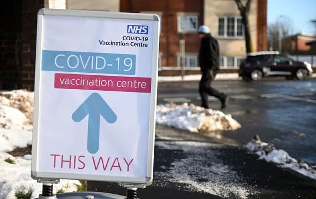 The scam poses as an invite to receive a Covid-19 vaccination (Photo: OLI SCARFF/AFP via Getty Images)