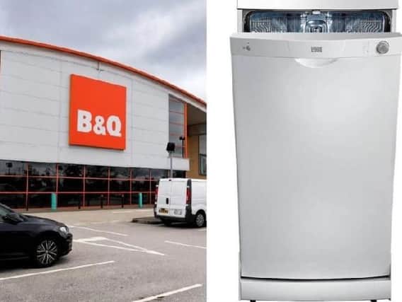 B&Q has recalled its Lewis and Cooke freestanding dishwashers due to fears that they could catch fire